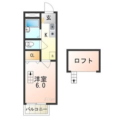 ハイム北加賀屋の物件間取画像